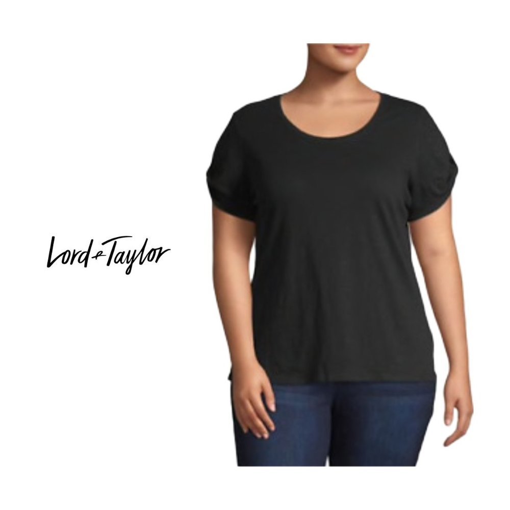 High-Low Blouse by Lord & Taylor